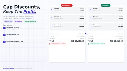 Discount Capped screenshot