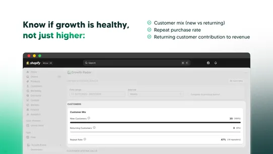 Growth Radar screenshot