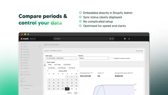 Growth Radar screenshot