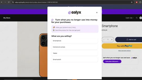 Ealyx screenshot