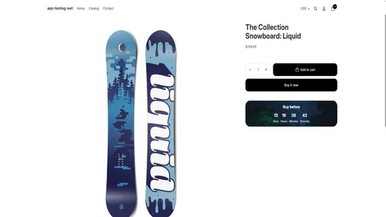 Secure Countdown Timer screenshot