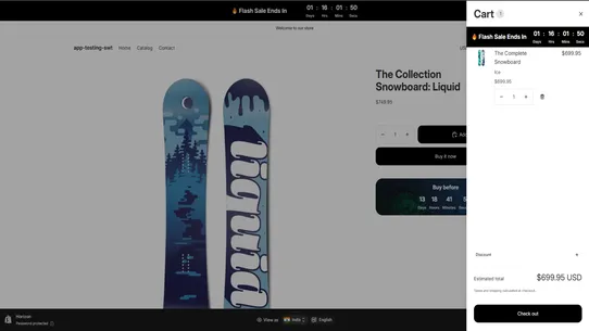 Secure Countdown Timer screenshot