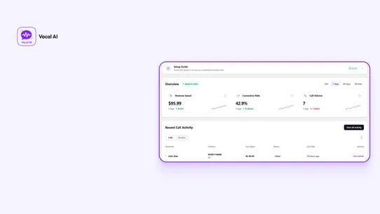 Vocal AI ‑ Abandoned Cart screenshot