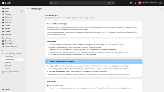 Mobile Message Australia screenshot