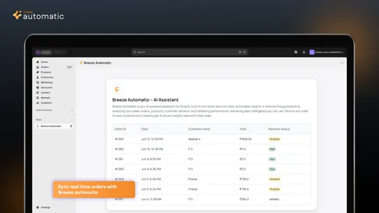 Breeze Automatic screenshot
