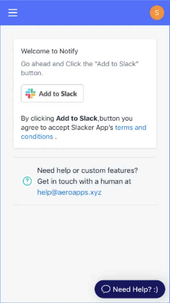 Ting ‑ Slack Notifications screenshot