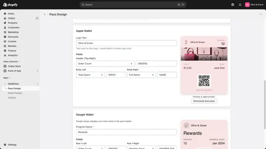 SleekPass screenshot