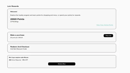 Loyalty Engage screenshot