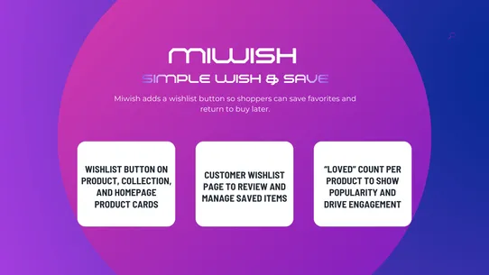 Miwish ‑ Simple Wish &amp; Save screenshot