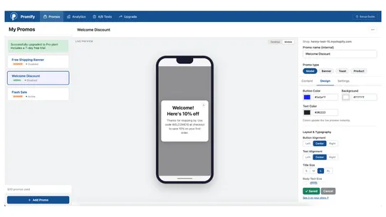 Promo King screenshot