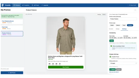 Promo King screenshot