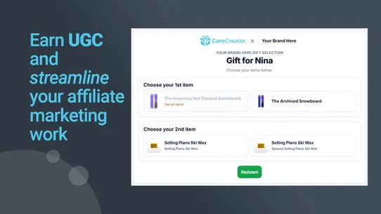 CareCreator ‑ Care Packages screenshot