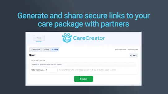 CareCreator ‑ Care Packages screenshot