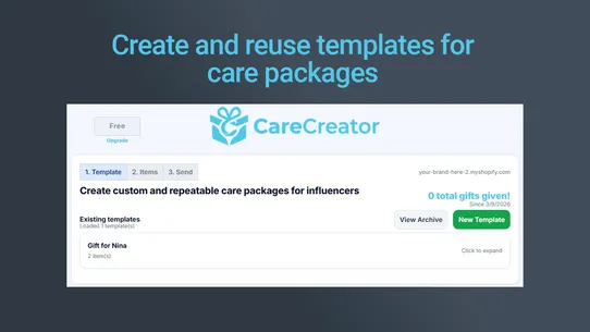 CareCreator ‑ Care Packages screenshot
