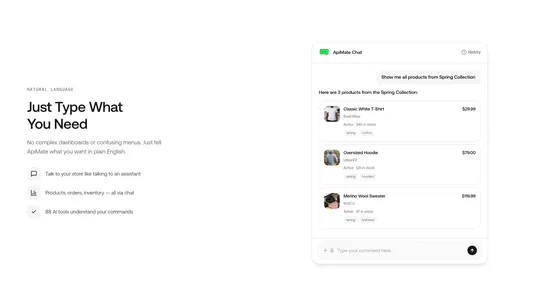 ApiMate AI Store Editor screenshot