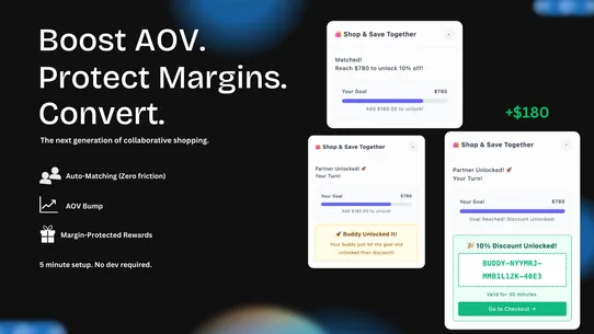 BuddyBoost: Cart Goals screenshot