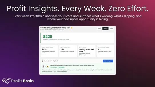 Profit Brain – AI Cross Sell screenshot