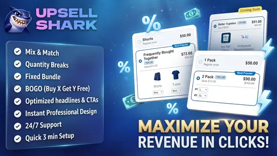 Upsell Shark Bundles screenshot