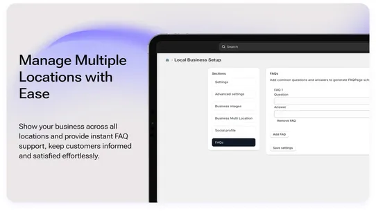 Local Business Schema screenshot