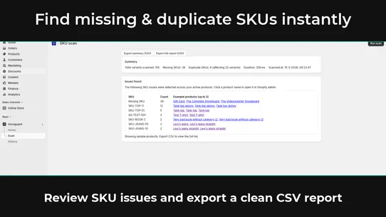 StoreGuard – Find Missing SKUs screenshot
