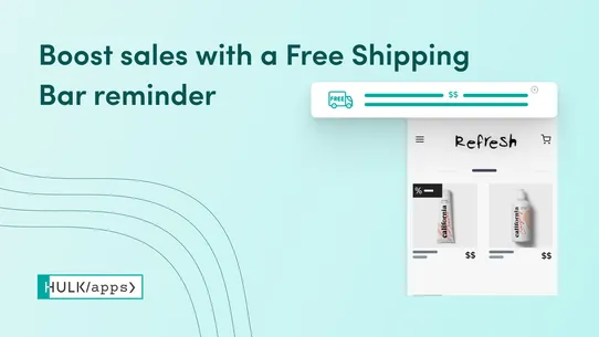 FSB Free Shipping Bar screenshot