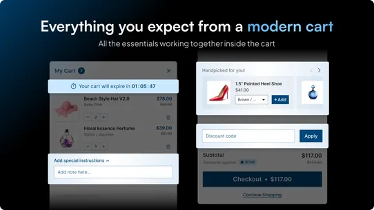 Pumper AI Slide Cart Drawer screenshot