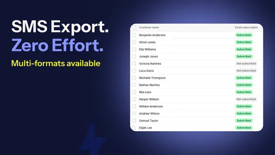 Wiz SMS Exporter screenshot
