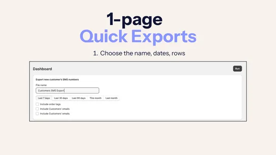 Wiz SMS Exporter screenshot