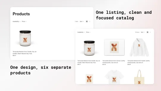 Opsify product groups screenshot