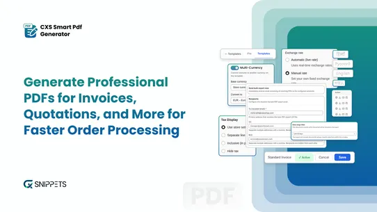 CXS Smart PDF Generator screenshot