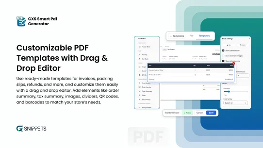 CXS Smart PDF Generator screenshot