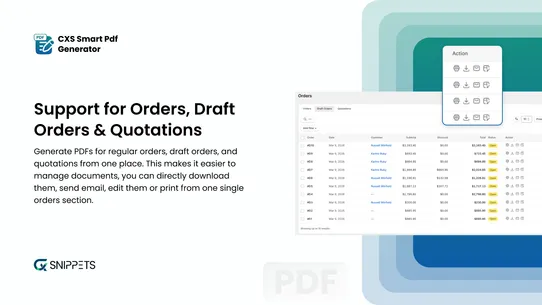 CXS Smart PDF Generator screenshot