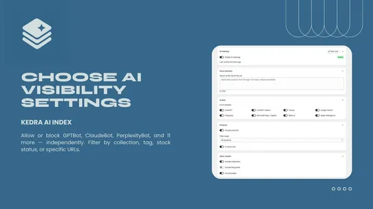 Kedra AI Index: llms.txt SEO screenshot