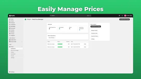 Pricer — Bulk Price Manager screenshot