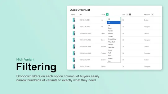 QOL Pro: Quick Order List screenshot