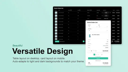 QOL Pro: Quick Order List screenshot