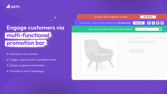 qikify Sales Pop up &amp; Proof screenshot