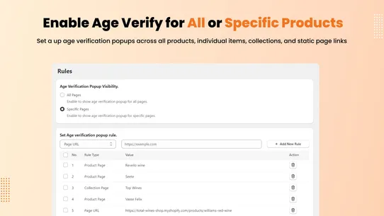 Smart Age Verification Popup screenshot