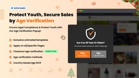 Smart Age Verification Popup screenshot