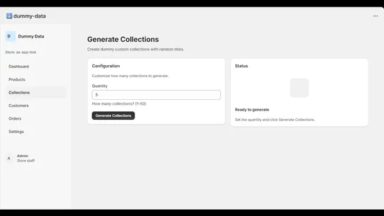 CloudTech Dummy Data screenshot