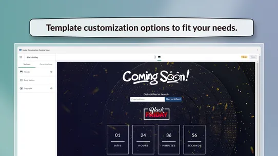 Under Construction Coming Soon screenshot