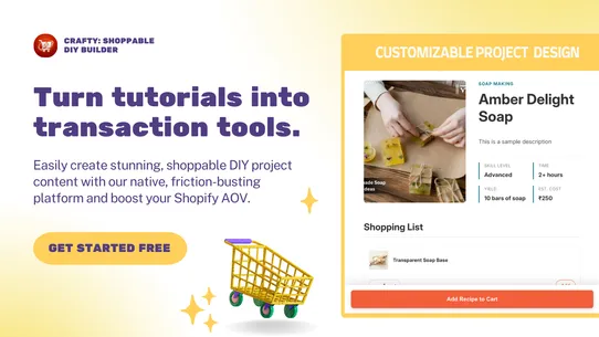 Crafty: Shoppable DIY Projects screenshot