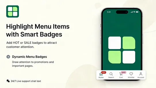 Easy Mobile Bottom Menu Bar screenshot