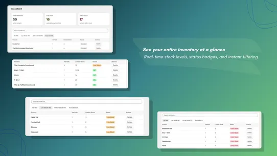 StockAlert — Inventory Alerts screenshot