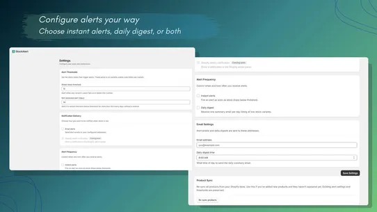 StockAlert — Inventory Alerts screenshot