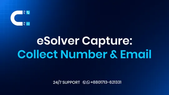 eSolver Capture:Number,Email screenshot