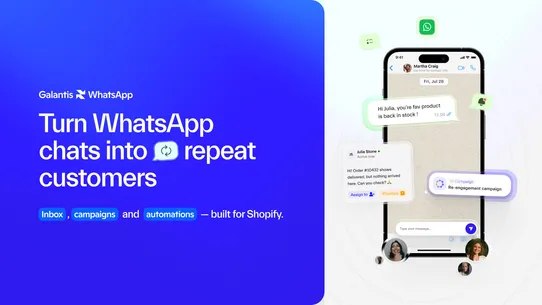 Galantis ‑ WhatsApp Marketing screenshot