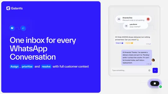 Galantis ‑ WhatsApp Marketing screenshot