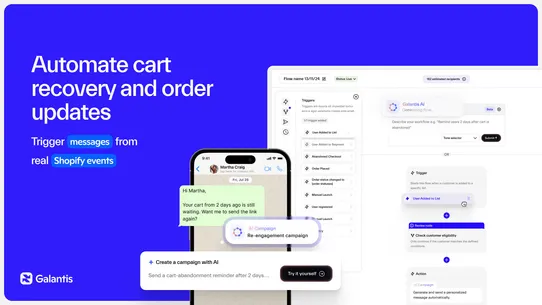 Galantis ‑ WhatsApp Marketing screenshot