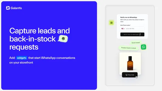 Galantis ‑ WhatsApp Marketing screenshot